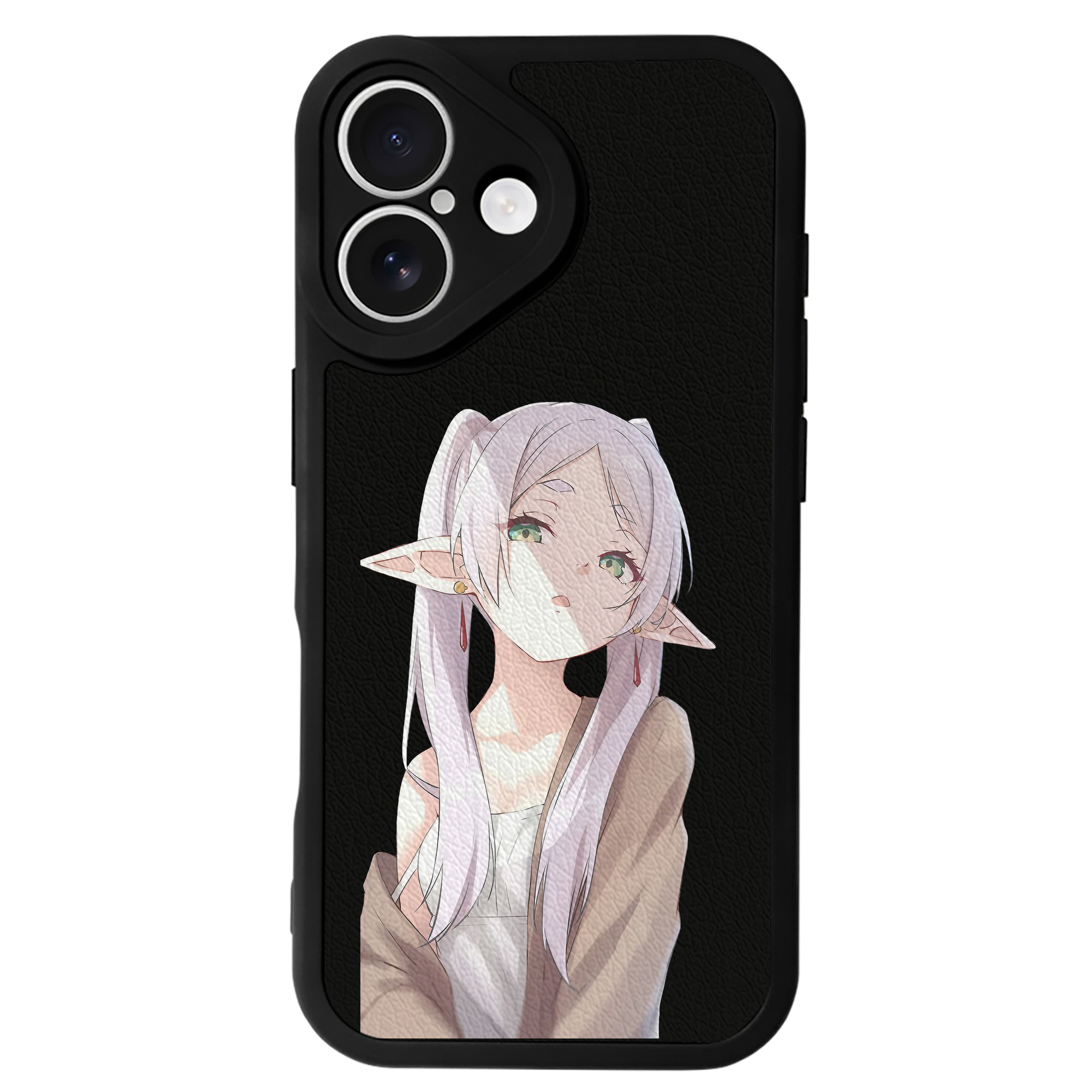 （画像用） 葬送のフリーレン Frieren 【iPhone 16シリーズ対応】シリコンスマホケース（レザー調） 材質：シリコン